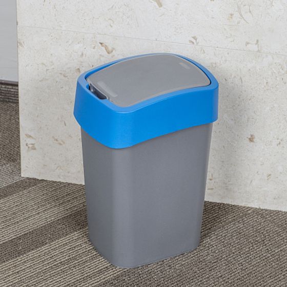 Контейнер для мусора FLIP BIN 50л голубой