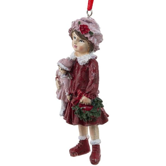 Изделие декоративное подвесное "Девочка/Мальчик", L5 W3 H11 см, 4в.