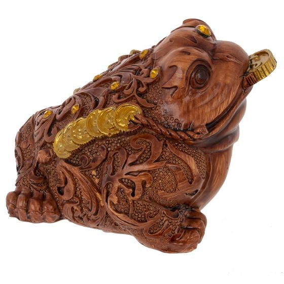 Фигурка декоративная &quot;Лягушка денежная&quot;, Д10 Ш8,5 В7,5 см