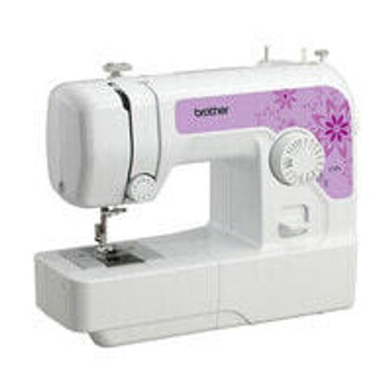 Brother J17s - White - Semi-automatic sewing machine - Sewing - 4 Step - 4 mm - Buttons