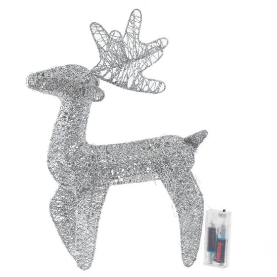Светящаяся композиция &quot;Олень&quot; (2хАА, н/п), L24 W8 H35 см