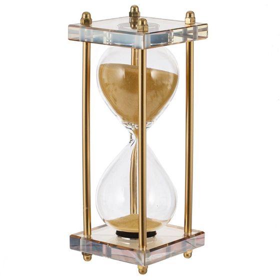 Часы песочные (15 мин.), L7,5 W7,5 H19,5 см