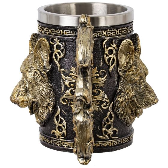 Кружка &quot;Волк&quot;, 600 мл, L19 W14 H13,5 см