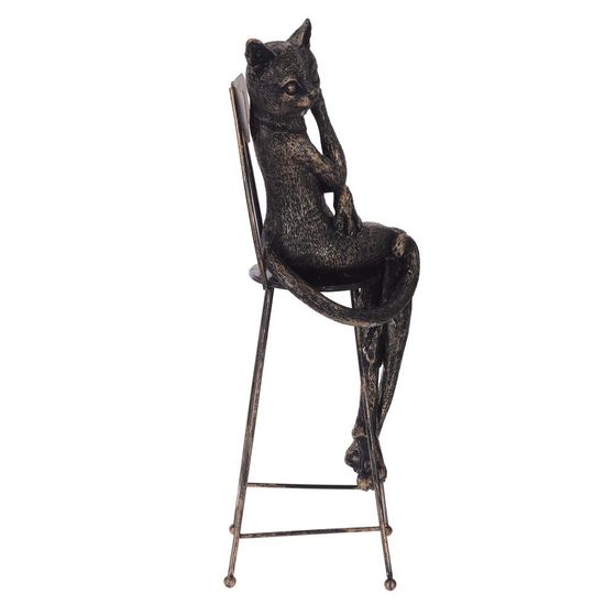 Фигурка декоративная &quot;Кошка&quot;, L9,5 W10,5 H28,5 см