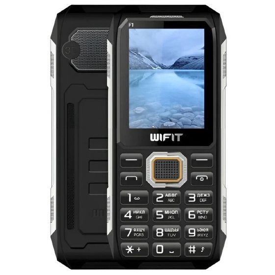 Сотовый телефон Wifit WIPHONE F1, 2.4&quot;, 2 sim, 32Мб, 2000 мАч, чёрный