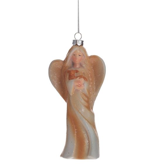 Украшение новогоднее &quot;Ангел&quot;, L7 W4 H14,5 см, 3в.