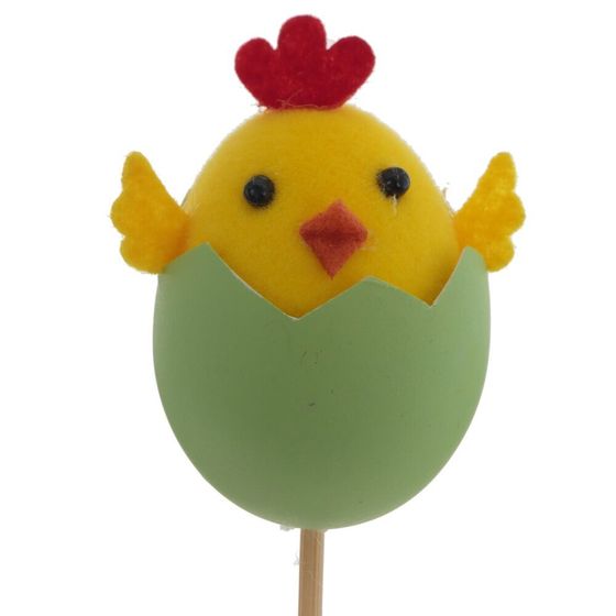 Изделие декоративное (вставка) &quot;Цыпленок&quot; (3,5*6), L5 W5 H30 см, 5в.