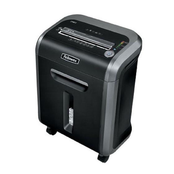 Шредер Fellowes PowerShred 79Ci (P-4), фрагменты 4x38мм,16 листов одн,скобы,пл.карты,CD,23л