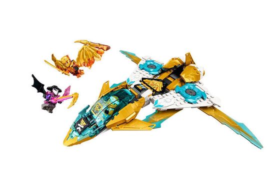 LEGO Phantom Ninja Collection Zan&#39;s Gold Shenron Jet Building Blocks 71770