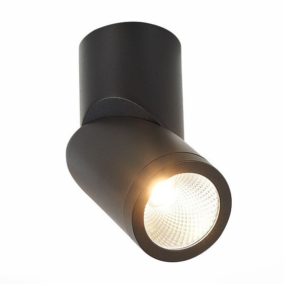 Светильник потолочный St Luce. ST650.432.10. 1х10 Вт, LED, 3000K, 800 Lm, 6,2х6,2х15,1 см, цвет чёрный