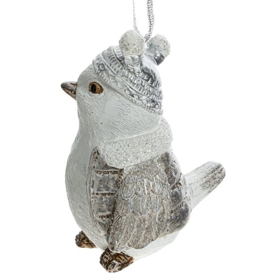 Фигурка декоративная подвесная &quot;Птичка&quot;, L7 W5,5 H9 см, 2в.