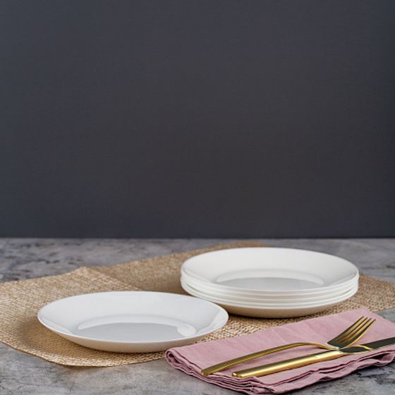 Тарелка десертная ЛИЛИ БЕЛЫЙ 18см