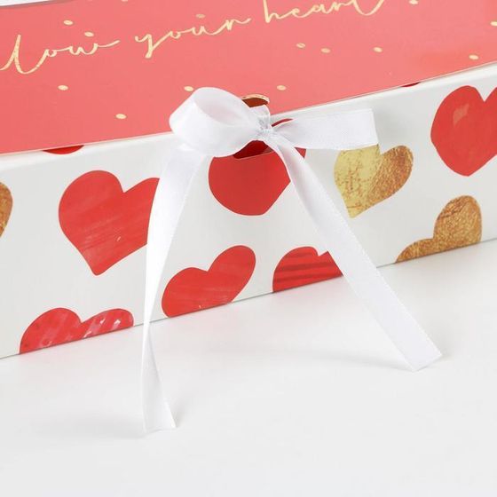 !09 Набор из 2-х коробок: Коробка складная подарочная LOVE, 31 × 24,5 × 9 см.