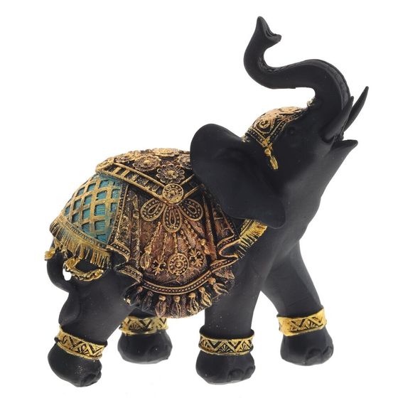 Фигурка декоративная "Слон", L10,5 W6 H13,5 см, 1 штука, дизайн микс