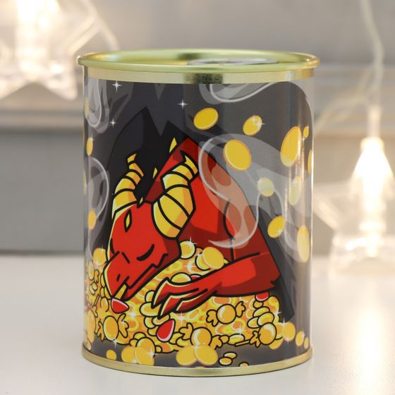 !09 Копилка-банка металл &quot;Богатого Нового года!&quot;