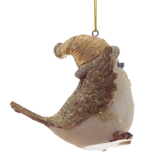 Изделие декоративное подвесное &quot;Птичка&quot;, L7 W8 H8 см, 3в.