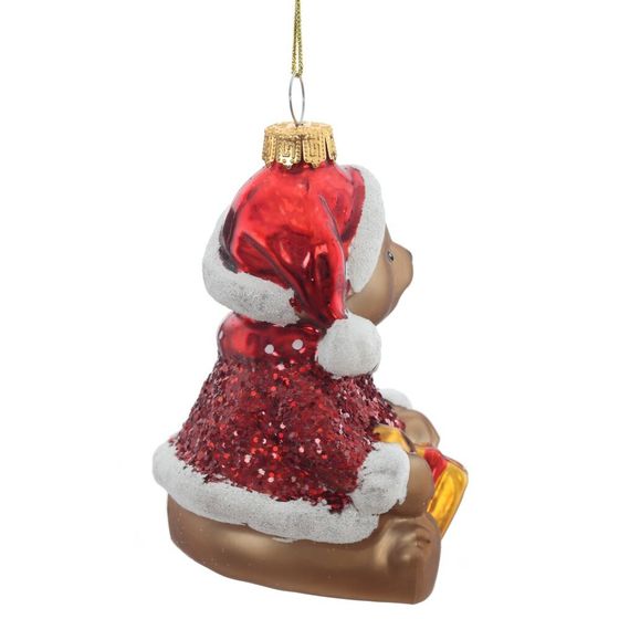 Украшение новогоднее &quot;Медвежонок&quot;, L6,5 W7 H11 см, 2в.