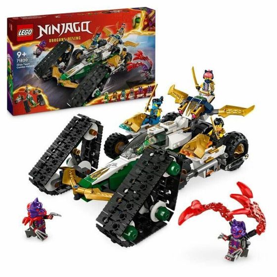 Lego Ninja Team Combo Vehicle Colored Builder Kit 576 предметов