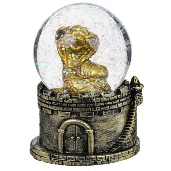 Фигурка декоративная в стекл шаре &quot;Змея&quot;, D 4 см, L5 W4 H6,5 см, 4в.