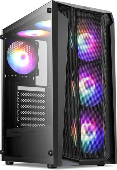 Корпус Oklick OCC-MD302 черный без БП MidiTower ATX