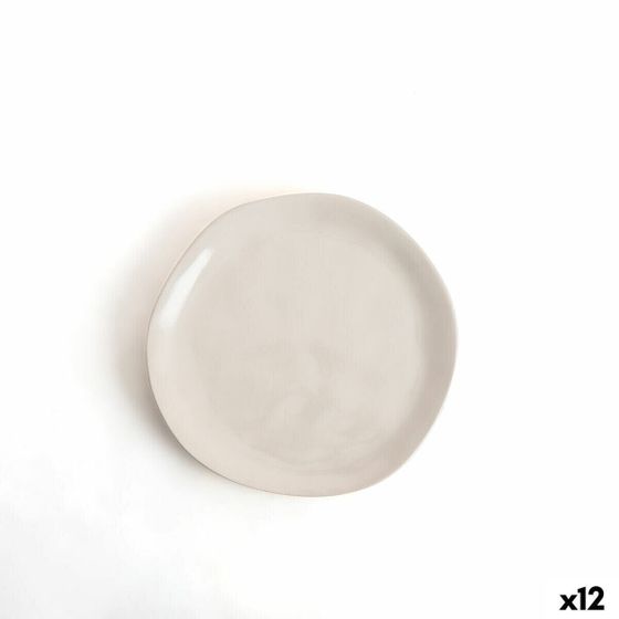 Синий для пустынь Bidasoa Cosmos White Ceramic Ø 20 см (12 шт.)