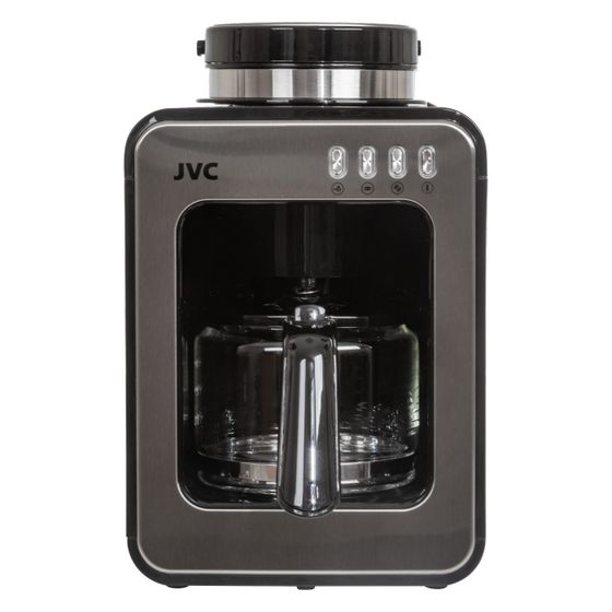 Кофеварка капельная JVC JK-CF36 600Вт черный/серебристый