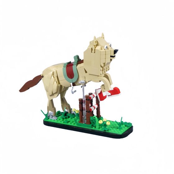 Набор LEGO ко Дню смеха, величественный боевой конь, строительные блоки, 475 шт. 010423