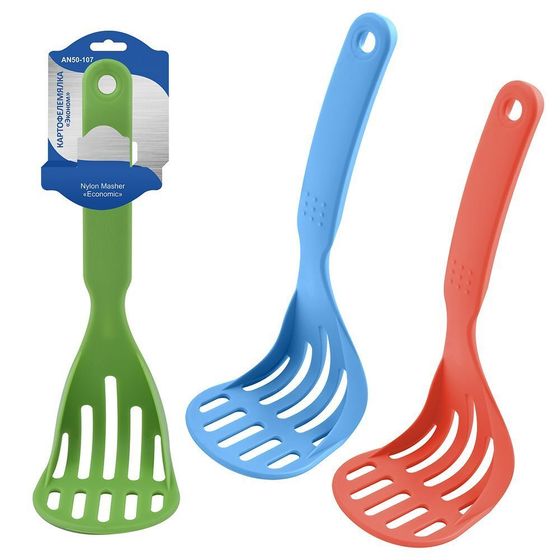 !09 Набор из 2-х штук - Картофелемялка 24 см цвет микс