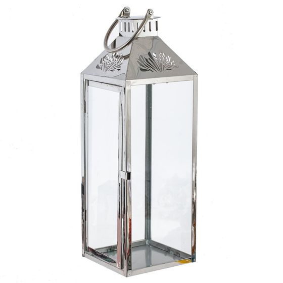 Подсвечник &quot;Фонарь&quot;, L18 W18 H53 см