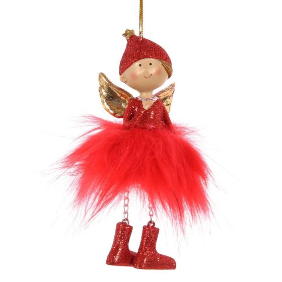 Украшение новогоднее &quot;Ангелочек, L5 W4,5 H14 см, 2в.