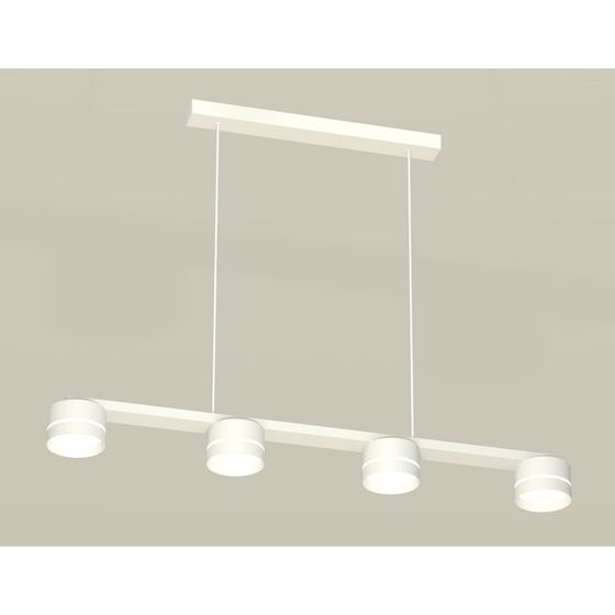 Комплект подвесного светильника с акрилом Ambrella light, Traditional DIY, XB9151202, 4хGX53, цвет белый песок, белый матовый