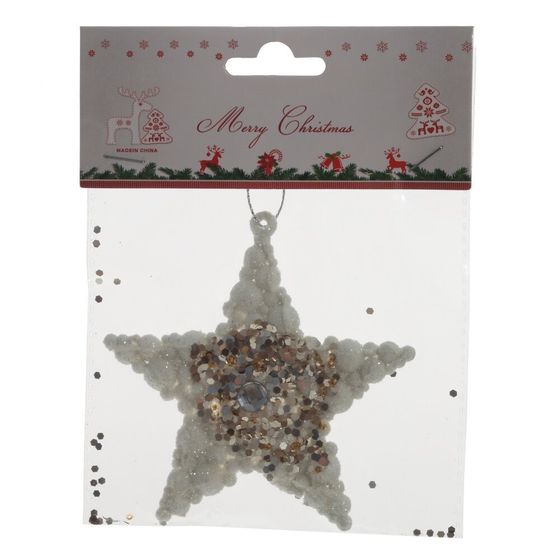 Украшение новогоднее &quot;Звезда&quot;, L10 W1 H10 см