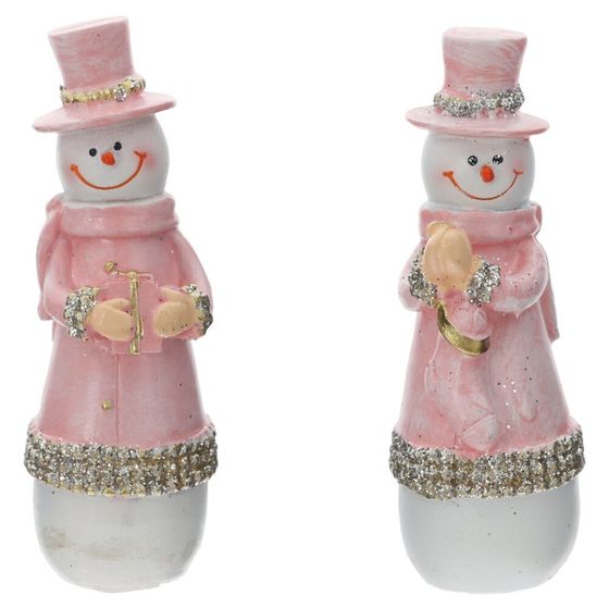 Фигурка декоративная &quot;Снеговик&quot;, L4 W3,5 H11 см, 2в.