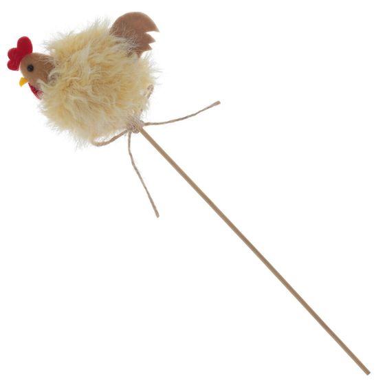 Изделие декоративное (вставка) "Курочка" (4*6,5*7) (блок 12 шт), L6,5 W4,5 H27 см, 2в.