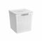 Коробка для хранения ЛОФТ квадратная с крышкой 23л белая