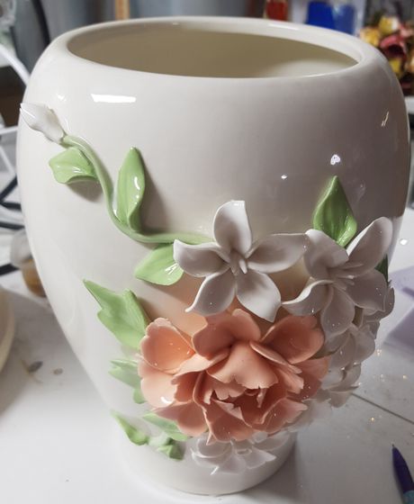 !09 Ваза "Астры" 21x21x26 см.