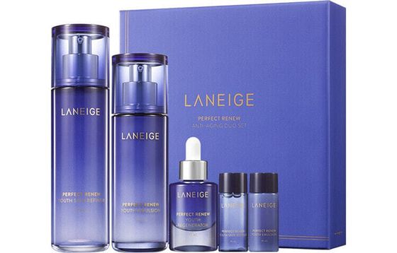 LANZHI Youthful Beauty Box Skincare Sets Tightening Hydrating Three-Piece Set+Water Lotion Sample