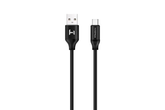 Кабель Harper USB 2.0 A(m) - Type-C(m) 2м силикон черный (SCH-732)