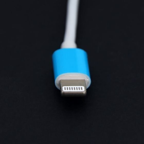!09 Переходник LuazON, с Lightning на Jack 3.5, музыка + гарнитура, от iOS 10.3, белый