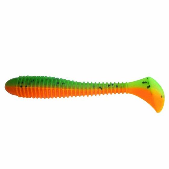 Виброхвост Helios Catcher Pepper Green &amp; Orange, 9 см, 5 шт. (HS-2-018)