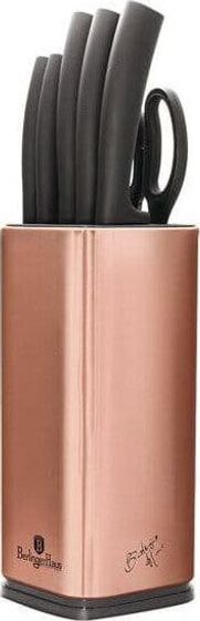 НАБОР НОЖЕЙ Berlinger Haus В ПОДСТАВКЕ BERLINGER HAUS ROSEGOLD METALLIC LINE BH-2401