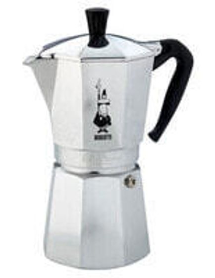 Кофеварка BIALETTI Moka Express 1167 - Алюминий - Черный - 18 чашек