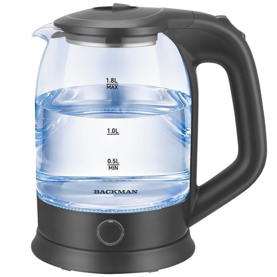 Чайник электрический Backman BM-TEA 728 1.8л 2200Вт черный