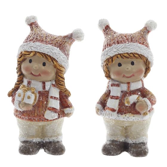 Фигурка декоративная &quot;Дети&quot;, L2 W2,5 H6 см, 2в.