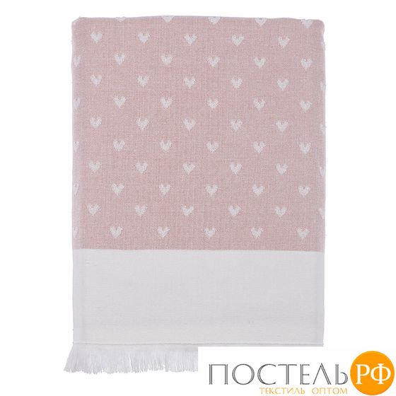 T1211T10094108 Полотенце Tivolyo Home HEARTS розовый 75X150