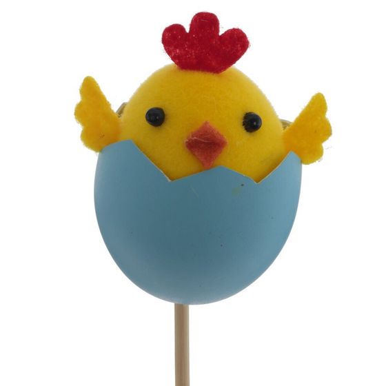 Изделие декоративное (вставка) &quot;Цыпленок&quot; (3,5*6), L5 W5 H30 см, 5в.