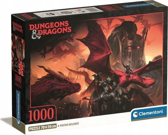 Clementoni Clementoni Puzzle 1000el Dungeons &amp; Dragons 39914