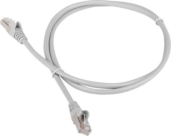 Патч-корд Lanmaster LAN-PC45/S6-5.0-GY FTP RJ-45 вил.-вилка RJ-45 кат.6 5м серый LSZH (уп.:1шт)