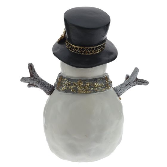 Фигурка декоративная "Снеговик", L13 W8,5 H15,5 см