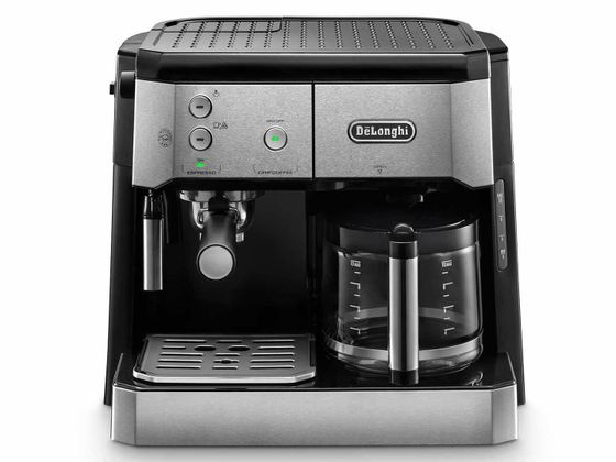 Кофемашина De&#39;Longhi Combi coffee maker 1 L - Coffee pod,Ground coffee - 1750 W - Black,Silver